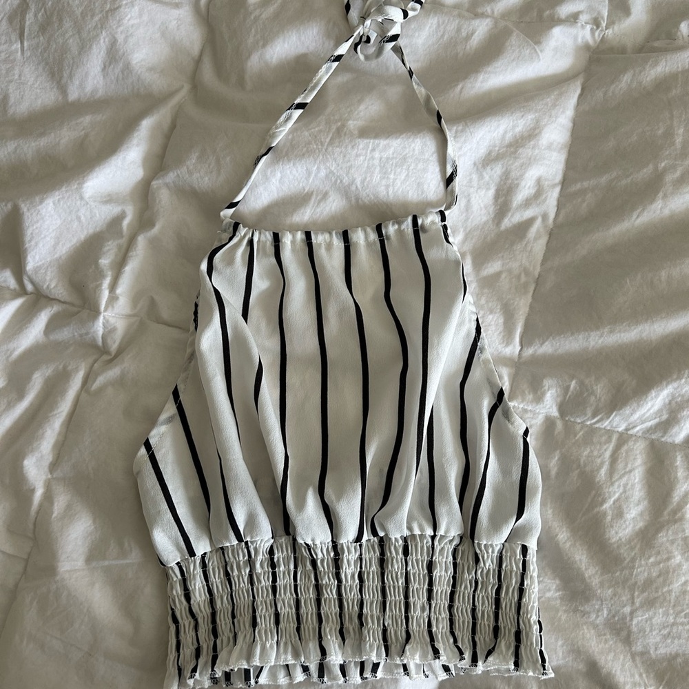 Striped Halter Top